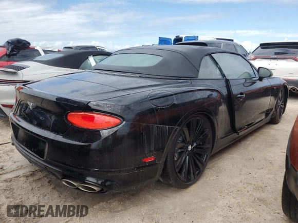 2024 Bentley Continental GT with VIN SCBDT4ZG5RC014894, listed as a Copart auction lot 74459704 with Not Provided miles and Non Repairable. Bid and sale history available at DreamBid. Image 3.