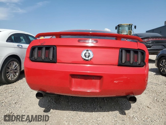 2006 Ford Mustang Standard with VIN 1ZVFT80N865131486, listed as a Copart auction lot 62031945 with Not provided miles and Salvage title. Bid and sale history available at DreamBid. Image 6.