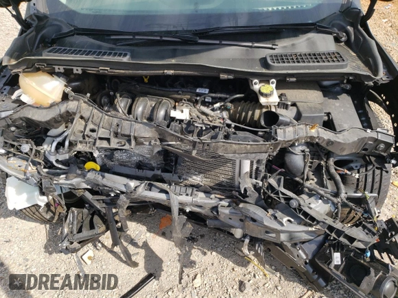 2018 Ford Escape S with VIN 1FMCU0F71JUD02540, listed as a Copart auction lot 54337495 with 102,619 mi miles and Salvage title. Bid and sale history available at DreamBid. Image 12.