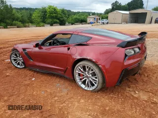 2015 Chevrolet Corvette Z06 3LZ with VIN 1G1YU2D63F5603319, listed as a Copart auction lot 58867005 with 25,385 mi miles and Salvage title. Bid and sale history available at DreamBid. Image 2.