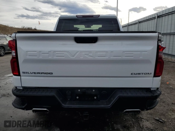 2020 Chevrolet Silverado 1500 Custom Trail Boss with VIN 3GCPYCEF9LG191567, listed as a Copart auction lot 50402525 with 81,834 mi miles and Salvage Title. Bid and sale history available at DreamBid. Image 6.
