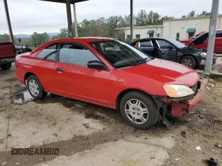 2002 Honda Civic DX with VIN 1HGEM22202L061842, listed as a Copart auction lot 43760875 with 154,751 mi miles and Salvage Title. Bid and sale history available at DreamBid. Image 4.
