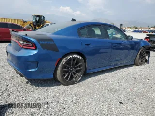 2021 Dodge Charger Scat Pack with VIN 2C3CDXGJ6MH596312, listed as a Copart auction lot 55108165 with 19,731 mi miles and Clean Title. Bid and sale history available at DreamBid. Image 3.