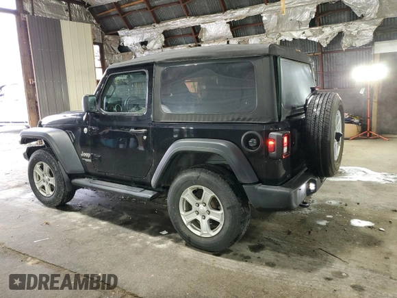 2021 Jeep Wrangler Willys with VIN 1C4HJXAGXMW627781, listed as a Copart auction lot 73306724 with 28,633 mi miles and Salvage title. Bid and sale history available at DreamBid. Image 2.