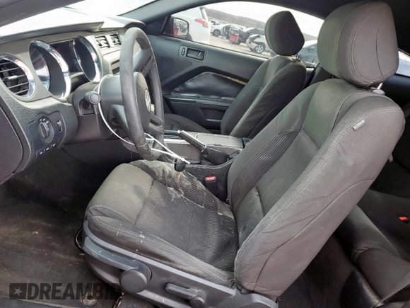 2012 Ford Mustang V6 Premium with VIN 1ZVBP8AMXC5272533, listed as a Copart auction lot 47862645 with 188,933 mi miles and Salvage Title. Bid and sale history available at carsss.com. Image 7.