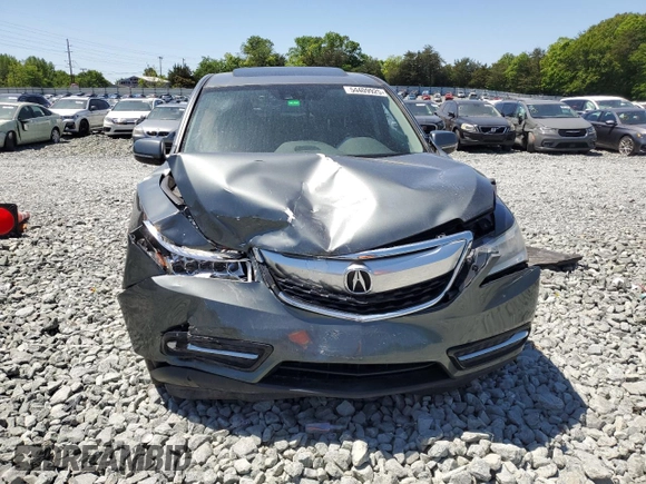 2014 Acura MDX Technology z VIN 5FRYD4H4XEB030670, wystawiony jako Copart lot #54409925 z przebiegiem Nie podano mil oraz Szkoda całkowita • Salvage title. Historia ofert i sprzedaży dostępna na DreamBid. Obrazek 5.