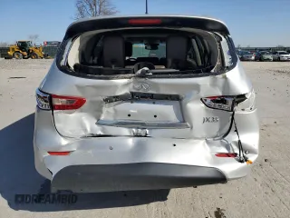 2013 Infiniti JX35 with VIN 5N1AL0MM5DC301162, listed as a Copart auction lot 49324205 with 137,407 mi miles and Salvage Title. Bid and sale history available at carsss.com. Image 6.