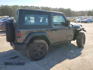 2024 Jeep Wrangler Sport with VIN 1C4PJXAN0RW366873, listed as a Copart auction lot 47358395 with 10,933 mi miles and Salvage title. Bid and sale history available at DreamBid. Image 3.