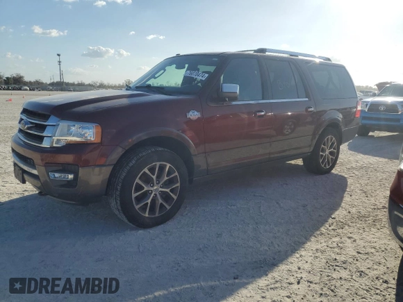 2017 Ford Expedition EL XLT with VIN 1FMJK1JT1HEA44869, listed as a Copart auction lot 76070474 with 0 mi miles and Salvage Title. Bid and sale history available at carsss.com. Image 1.