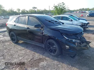 2021 Chevrolet Equinox LT with VIN 3GNAXKEVXML335783, listed as a IAAI auction lot 41925460 with 128,772 mi miles. Bid and sale history available at carsss.com. Image 1.