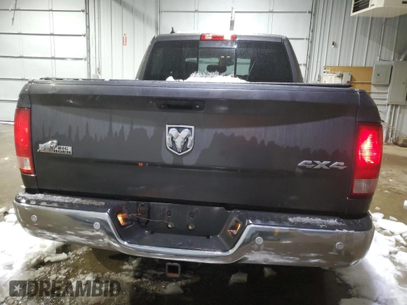 2018 Ram 1500 Big Horn with VIN 1C6RR7LG6JS124477, listed as a Copart auction lot 45650805 with 93,666 mi miles and Salvage Title. Bid and sale history available at carsss.com. Image 6.