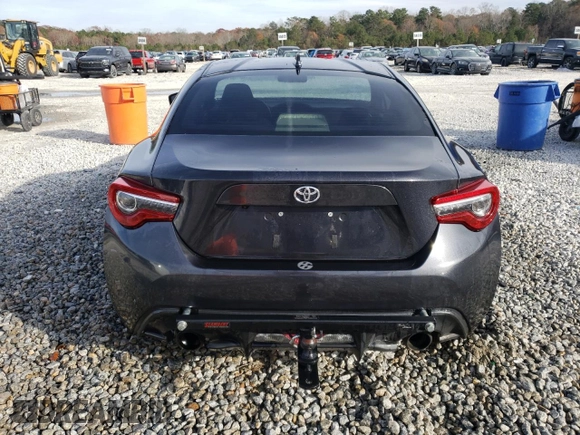 2017 Toyota 86 with VIN JF1ZNAA17H8706326, listed as a Copart auction lot 84821124 with 93,159 mi miles and Salvage Title. Bid and sale history available at carsss.com. Image 6.