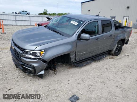 2022 Chevrolet Colorado 4WD LT с VIN 1GCGTCEN8N1307154, выставлен на аукционе Copart как лот 58486435 с пробегом 36 253 миль миль и Списание • Salvage title. История ставок и продаж доступна на DreamBid. Изображение 1.