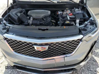 2024 Cadillac XT6 FWD Premium Luxury with VIN 1GYKPCRS1RZ715026, listed as a Copart auction lot 48817915 with 10,550 mi miles and Non Repairable. Bid and sale history available at carsss.com. Image 12.