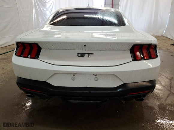 2024 Ford Mustang GT with VIN 1FA6P8CF2R5400362, listed as a Copart auction lot 47049165 with 5,472 mi miles and Clean Title. Bid and sale history available at carsss.com. Image 6.