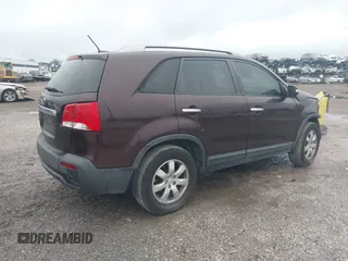 2011 Kia Sorento LX with VIN 5XYKT3A13BG094591, listed as a IAAI auction lot 41986727 with 237,681 mi miles. Bid and sale history available at carsss.com. Image 4.