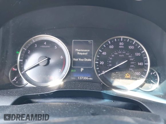 2016 Lexus ES 350 with VIN JTHBK1GG4G2219925, listed as a IAAI auction lot 41894213 with 137,306 mi miles. Bid and sale history available at carsss.com. Image 7.