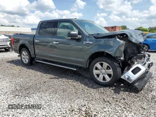 2018 Ford F-150 XL with VIN 1FTEW1CP4JKC46445, listed as a Copart auction lot 54977745 with 174,734 mi miles and Salvage title. Bid and sale history available at DreamBid. Image 4.