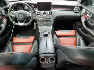 2016 Mercedes-Benz C 63 S AMG with VIN 55SWF8HB3GU165855, listed as a Copart auction lot 50780375 with 65,480 mi miles and Clean Title. Bid and sale history available at carsss.com. Image 8.