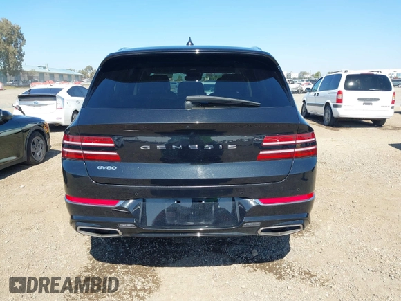 2021 Genesis GV80 with VIN KMUHB4SB7MU034287, listed as a IAAI auction lot 41663039 with 65,405 mi miles and . Bid and sale history available at DreamBid. Image 16.