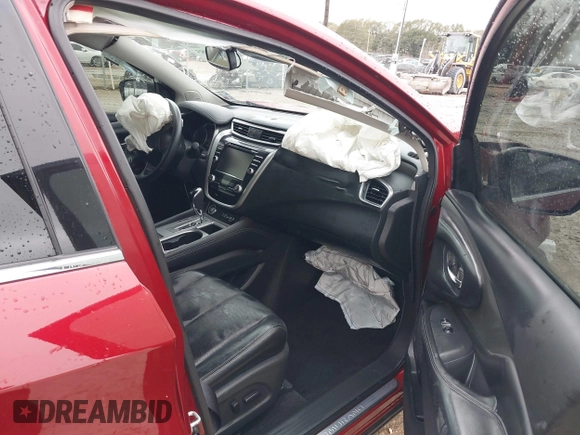 2019 Nissan Murano Platinum with VIN 5N1AZ2MJ0KN152290, listed as a IAAI auction lot 41299085 with 25,668 mi miles and . Bid and sale history available at DreamBid. Image 5.