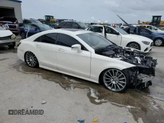2016 Mercedes-Benz CLS-Class CLS 550 with VIN WDDLJ7DB6GA160750, listed as a Copart auction lot 53524704 with 0 mi miles and Salvage Title. Bid and sale history available at carsss.com. Image 4.