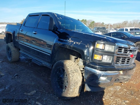 2014 Chevrolet Silverado 1500 LTZ with VIN 3GCUKSECXEG406378, listed as a IAAI auction lot 41588418 with 250,256 mi miles. Bid and sale history available at carsss.com. Image 1.