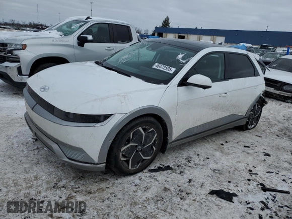 2023 Hyundai Ioniq 5 Limited with VIN KM8KR4AE6PU223741, listed as a Copart auction lot 46472595 with 12,559 mi miles and Salvage title. Bid and sale history available at DreamBid. Image 1.