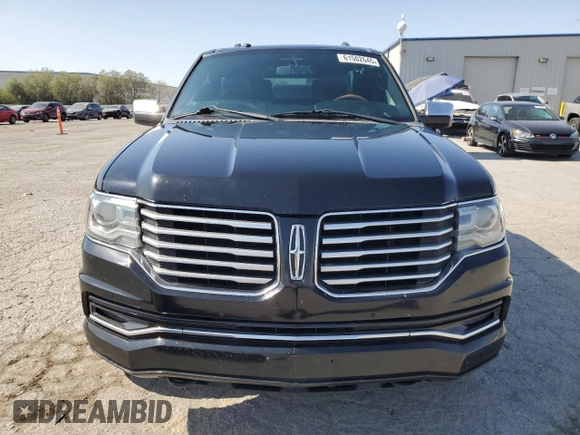 2017 Lincoln Navigator Select with VIN 5LMJJ3JT2HEL04577, listed as a Copart auction lot 61502645 with 42,982 mi miles and Salvage title. Bid and sale history available at DreamBid. Image 5.