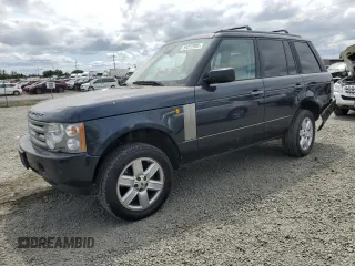 2005 Land Rover Range Rover HSE with VIN SALME11435A188453, listed as a Copart auction lot 59222005 with 198,400 mi miles and Salvage title. Bid and sale history available at DreamBid. Image 1.