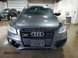 2017 Audi SQ5 Premium Plus with VIN WA1CCAFP9HA036655, listed as a Copart auction lot 85700074 with 73,337 mi miles and Salvage Title. Bid and sale history available at carsss.com. Image 5.