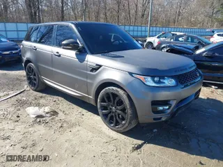 2015 Land Rover Range Rover Sport HSE with VIN SALWR2VF5FA604289, listed as a IAAI auction lot 41268659 with 134,860 mi miles. Bid and sale history available at carsss.com. Image 1.
