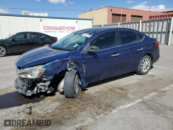 2019 Nissan Sentra SV with VIN 3N1AB7AP6KY218068, listed as a Copart auction lot 48897395 with 102,919 mi miles and Salvage Title. Bid and sale history available at DreamBid. Image 1.