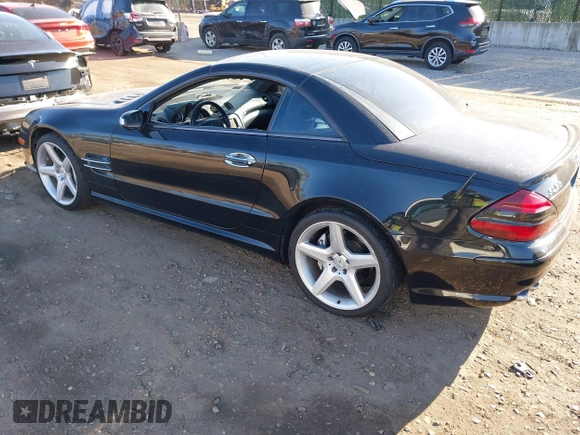 2005 Mercedes-Benz SL 55 AMG with VIN WDBSK74F75F099722, listed as a IAAI auction lot 41308261 with 60,134 mi miles and . Bid and sale history available at DreamBid. Image 3.