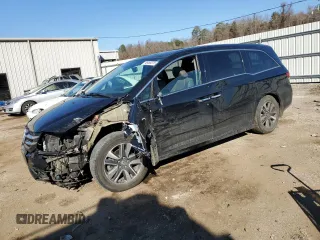 2014 Honda Odyssey Touring with VIN 5FNRL5H94EB133819, listed as a Copart auction lot 46469315 with 170,574 mi miles and Salvage Title. Bid and sale history available at carsss.com. Image 1.