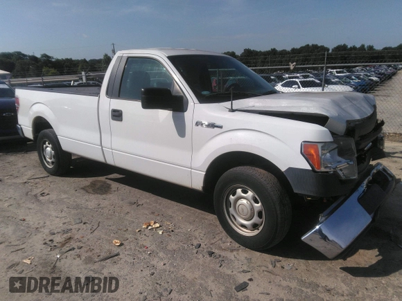2014 Ford F-150 XL with VIN 1FTMF1CM0EKG51659, listed as a IAAI auction lot 42502648 with 99,450 mi miles and . Bid and sale history available at DreamBid. Image 1.