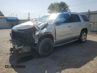 2015 Chevrolet Tahoe LTZ with VIN 1GNSCCKC6FR272332, listed as a Copart auction lot 55690995 with Not provided miles and Salvage title. Bid and sale history available at DreamBid. Image 1.