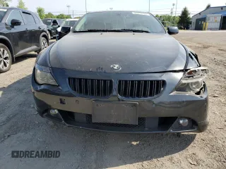 2005 BMW 6 Series 645Ci with VIN WBAEH73455B216215, listed as a Copart auction lot 52933134 with 335,794 mi miles and Salvage Title. Bid and sale history available at carsss.com. Image 5.