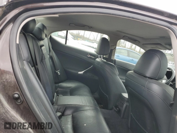 2012 Lexus IS 250 with VIN JTHCF5C21C5054645, listed as a Copart auction lot 51917645 with 286,075 mi miles and Salvage Title. Bid and sale history available at DreamBid. Image 10.