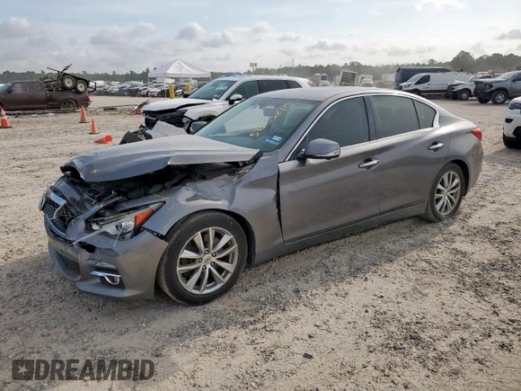 2014 Infiniti Q50 Premium с VIN JN1BV7AP0EM683755, выставлен на аукционе Copart как лот 57903815 с пробегом 101 855 миль миль и Списание • Salvage title. История ставок и продаж доступна на DreamBid. Изображение 1.