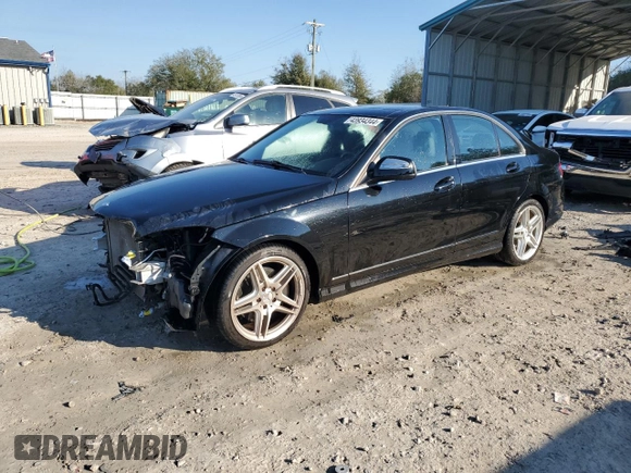 2008 Mercedes-Benz C 350 Sport with VIN WDDGF56X68F165483, listed as a Copart auction lot 43934344 with 109,454 mi miles and Salvage Title. Bid and sale history available at DreamBid. Image 1.