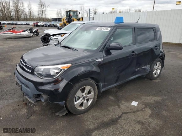 2017 Kia Soul with VIN KNDJN2A24H7442607, listed as a Copart auction lot 48924395 with 68,877 mi miles and Salvage Title. Bid and sale history available at carsss.com. Image 1.