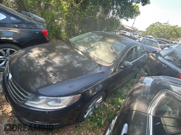 2013 Volkswagen CC Sport with VIN WVWBP7AN3DE504851, listed as a Copart auction lot 54958815 with 104,533 mi miles and Salvage Title. Bid and sale history available at carsss.com. Image 2.