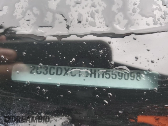 2017 Dodge Charger R/T z VIN 2C3CDXCT3HH559098, wystawiony jako Copart lot #56300175 z przebiegiem 108 000 mil mil oraz Szkoda całkowita • Salvage title. Historia ofert i sprzedaży dostępna na DreamBid. Obrazek 12.