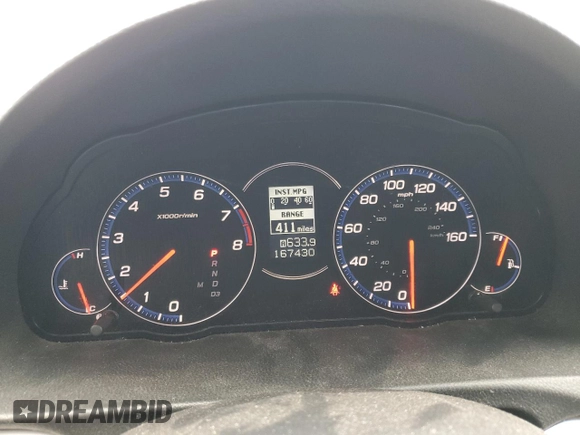 2008 Acura TSX Nav with VIN JH4CL96928C004817, listed as a Copart auction lot 51486135 with 167,430 mi miles and Salvage Title. Bid and sale history available at carsss.com. Image 9.