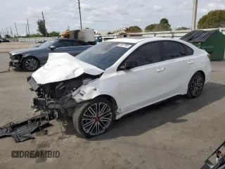 2022 Kia Forte GT with VIN 3KPF44ACXNE443575, listed as a Copart auction lot 50357865 with 42,527 mi miles and Non Repairable. Bid and sale history available at carsss.com. Image 1.