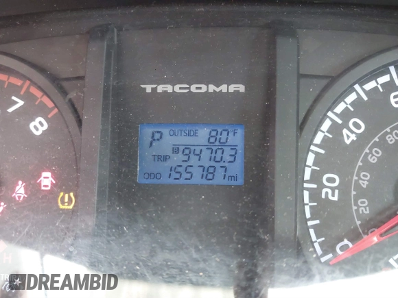 2017 Toyota Tacoma SR with VIN 5TFAX5GNXHX098715, listed as a IAAI auction lot 41381938 with 155,787 mi miles. Bid and sale history available at carsss.com. Image 16.