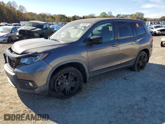 2019 Honda Passport Sport z VIN 5FNYF7H22KB000618, wystawiony jako Copart lot #80560084 z przebiegiem Nie podano mil oraz Szkoda całkowita • Salvage title. Historia ofert i sprzedaży dostępna na DreamBid. Obrazek 1.