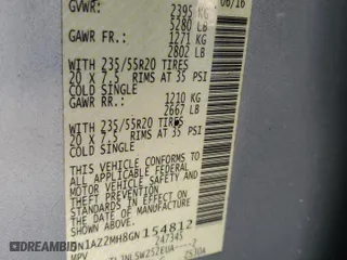 2016 Nissan Murano Platinum with VIN 5N1AZ2MH8GN154812, listed as a Copart auction lot 88657935 with 158,359 mi miles and Salvage Title. Bid and sale history available at carsss.com. Image 15.