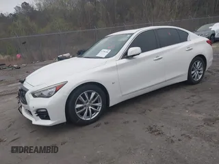 2015 Infiniti Q50 Premium z VIN JN1BV7AP9FM331131, wystawiony jako IAAI lot #41786108 z przebiegiem 176 874 mil mil oraz . Historia ofert i sprzedaży dostępna na DreamBid. Obrazek 2.
